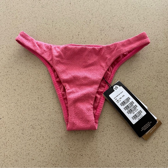 New ViX solid pink Brazilian bikini bottom - Picture 1 of 4
